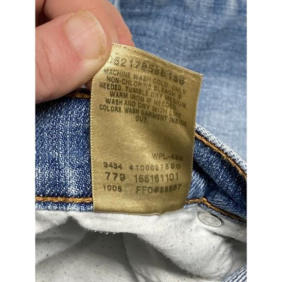 Levi’s 515 Boot Cut Jeans Light Wash Stretch Womans Size 10 Medium Red Label - Picture 7 of 8